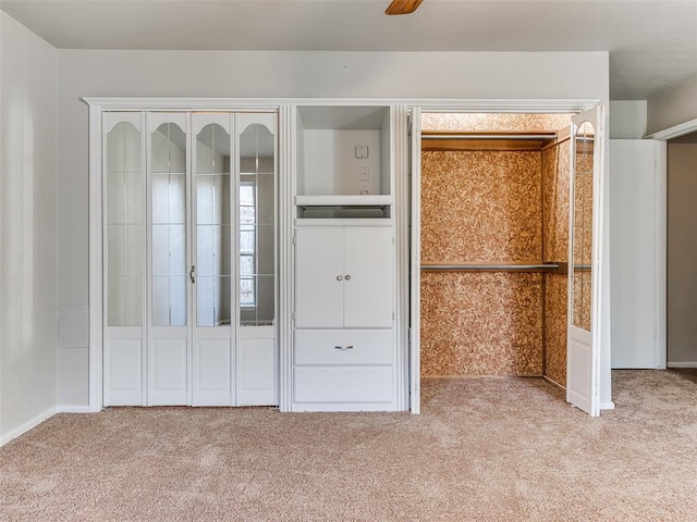 interior space featuring carpet flooring