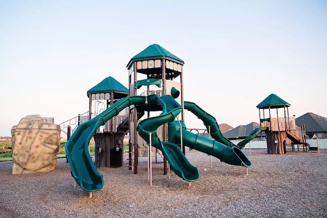 view of jungle gym