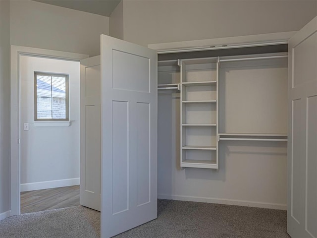 view of closet