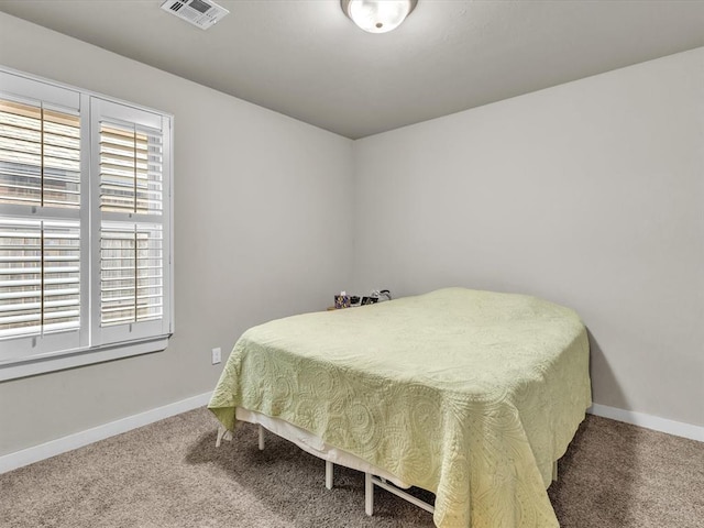 bedroom with carpet flooring