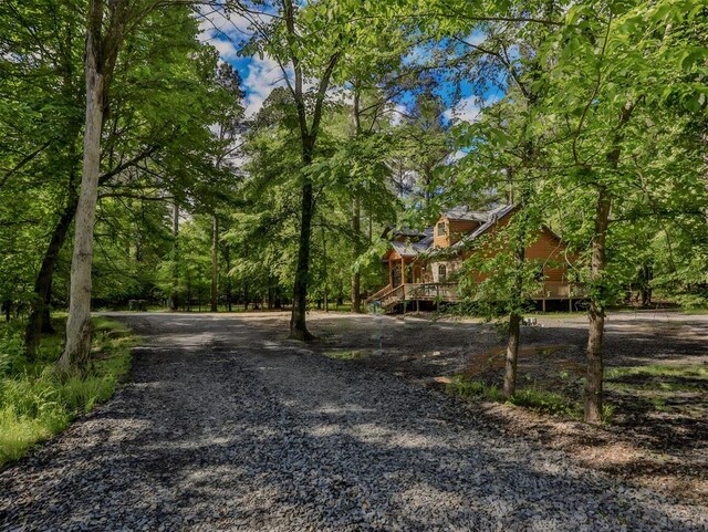 527 High Peak Trl, Broken Bow, OK 74728 - view of dirt / gravel road