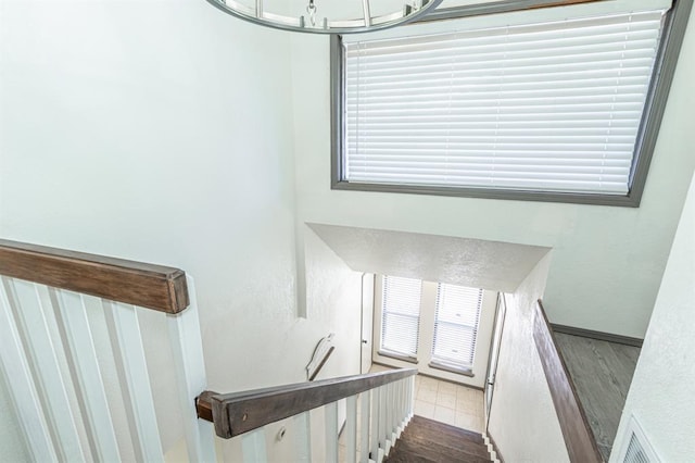 view of stairs