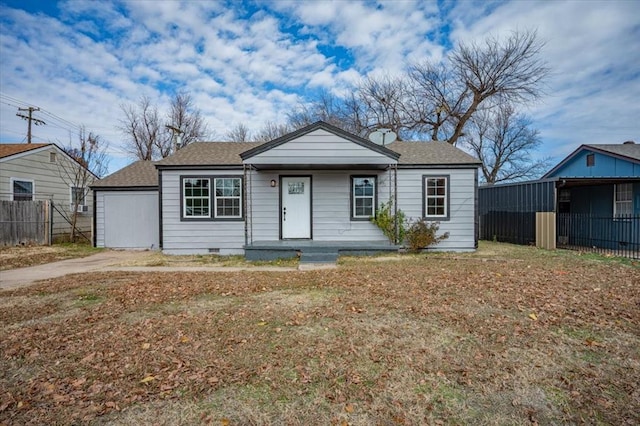 view of front of house with a front yard