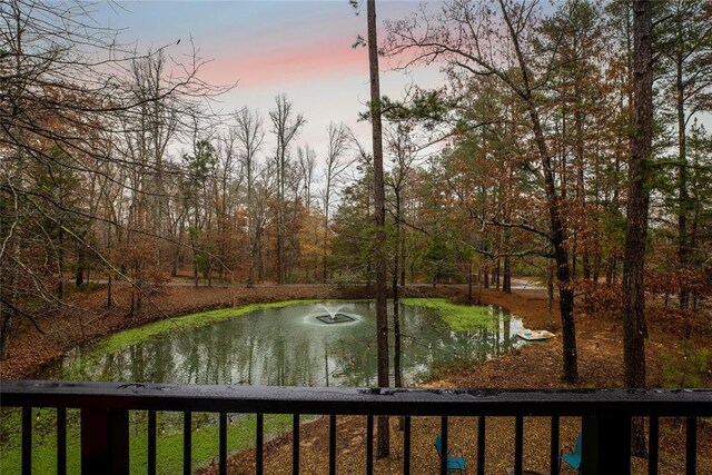 view of water feature