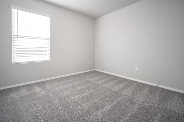 unfurnished room featuring carpet flooring