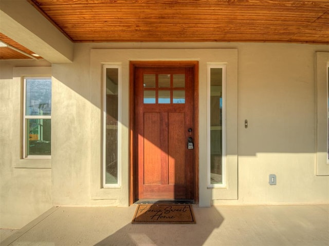 view of entrance to property