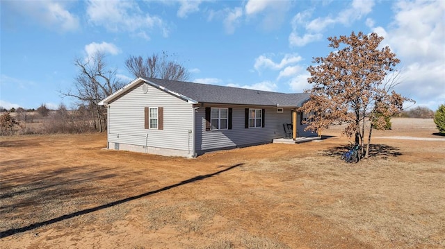 view of front of home