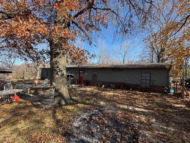 view of rear view of house