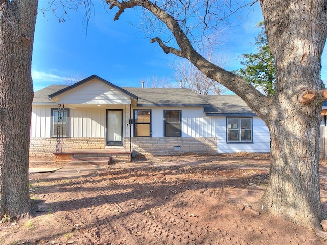 view of ranch-style home