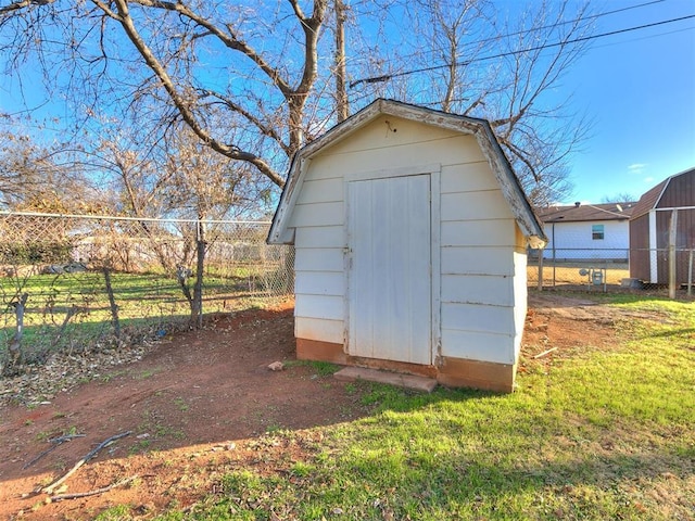 view of outdoor structure