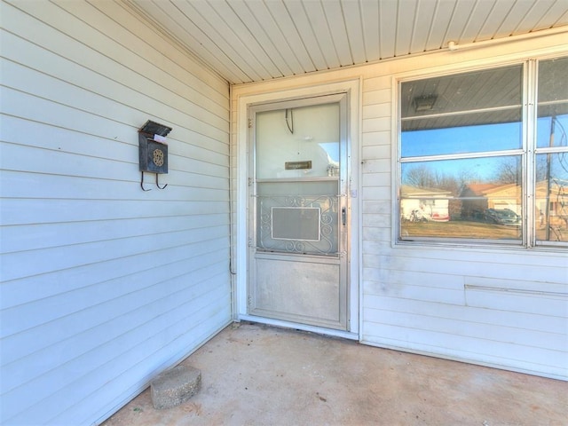 view of property entrance