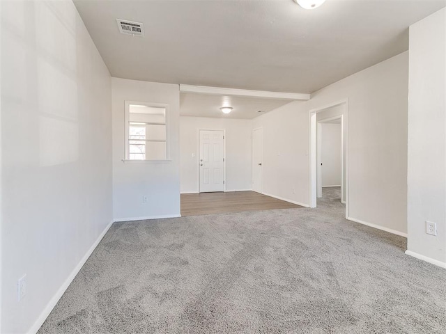 empty room featuring carpet