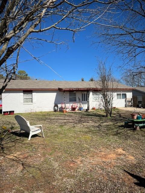 view of back of property