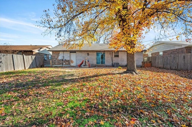 view of rear view of property