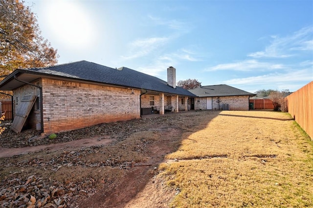 view of back of property