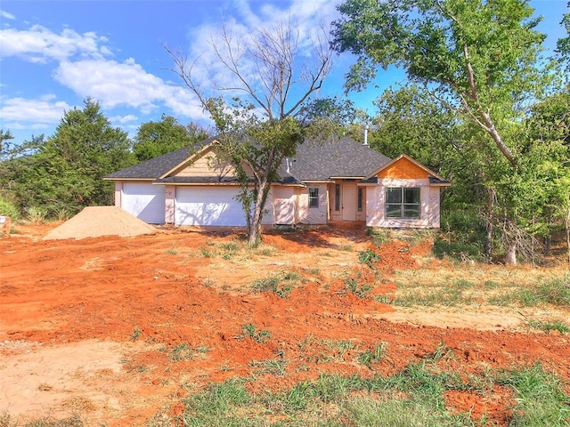 ranch-style house with an attached garage