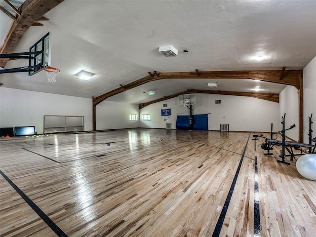 view of basketball court