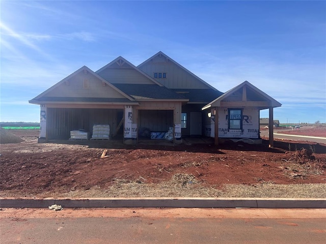 view of property in mid-construction