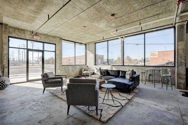 sunroom featuring a healthy amount of sunlight