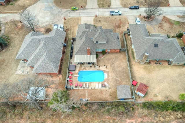 301 Club House Dr, Shawnee, OK 74801 - aerial view of property and surrounding area with a pool