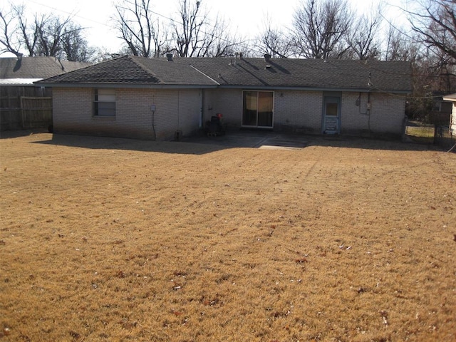 view of back of property