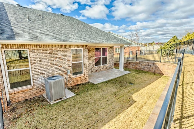 exterior space with central AC unit