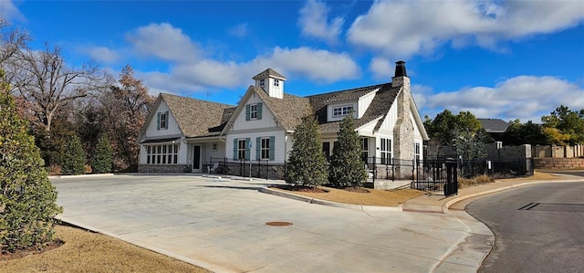 view of english style home