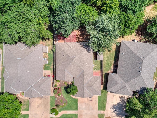 1801 Del Simmons Dr, Edmond, OK 73003 - view from above of property