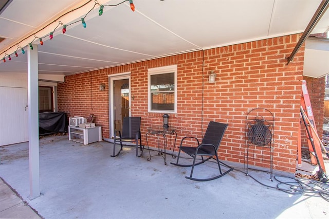 view of patio featuring area for grilling