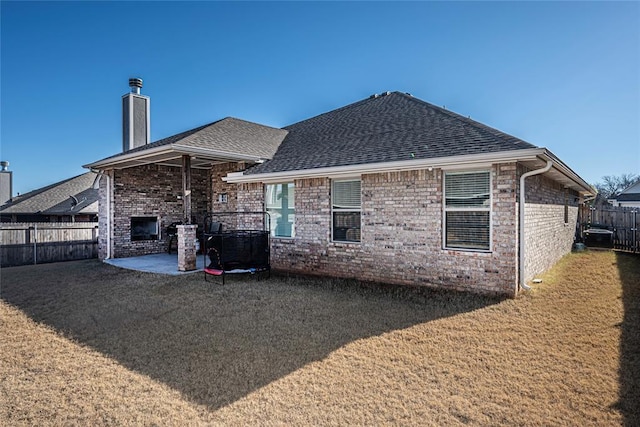 back of house featuring a patio area