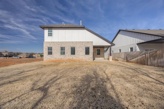 view of rear view of property