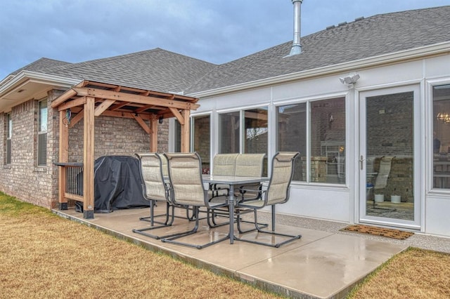 view of patio