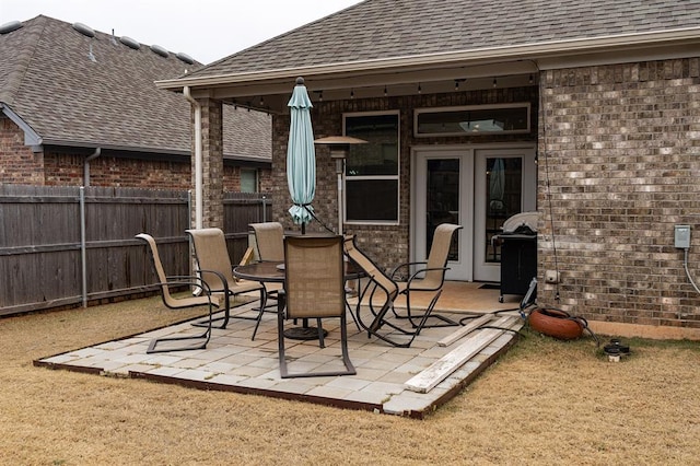 24 Carat Dr, Yukon, OK 73099 - view of patio with a grill