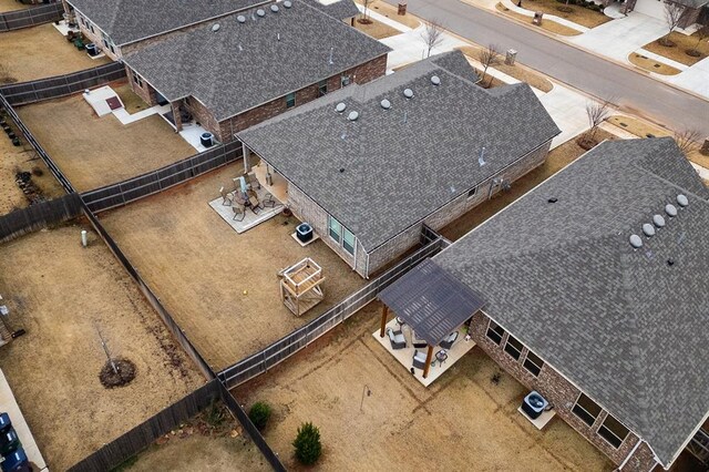24 Carat Dr, Yukon, OK 73099 - aerial view of property and surrounding area