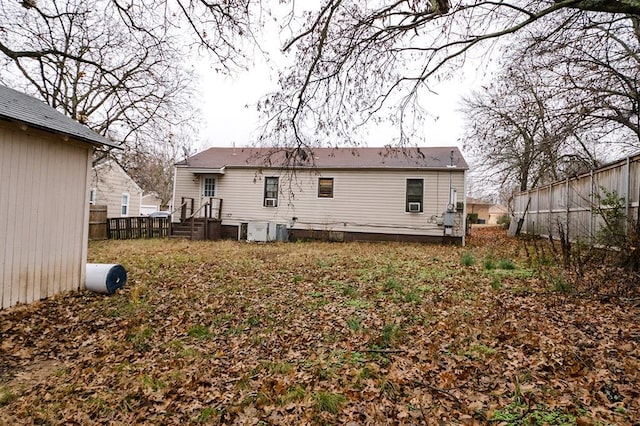 view of back of property