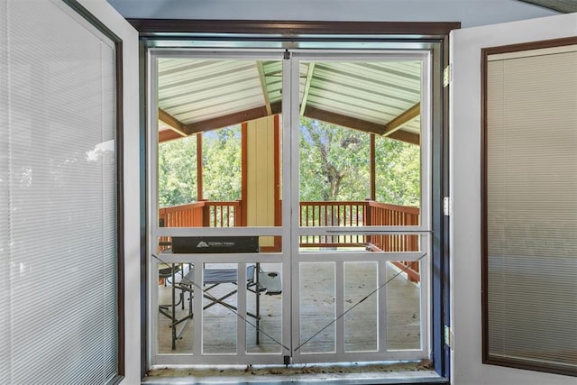 entryway featuring a wealth of natural light