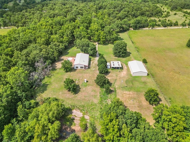 49900 W 201st St, Depew, OK 74028 - bird's eye view of a forest