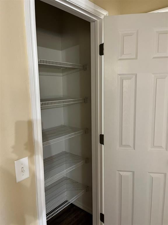 view of pantry