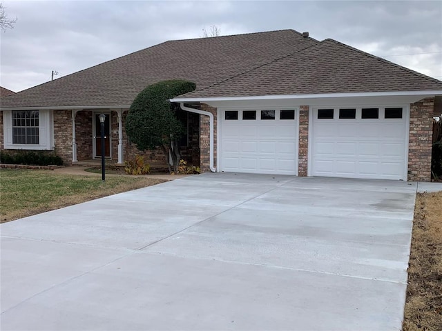 ranch-style house with a garage