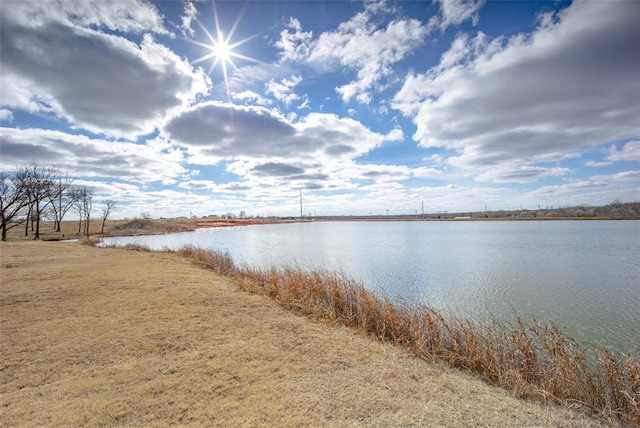 property view of water