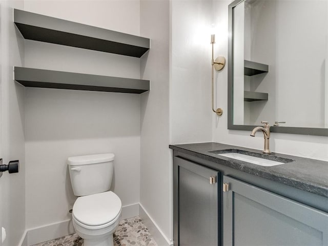 1203 Jaden Blvd, Tuttle, OK 73089 - bathroom featuring vanity, baseboards, and toilet