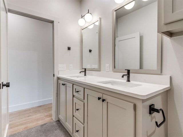 1203 Jaden Blvd, Tuttle, OK 73089 - full bath with double vanity and baseboards