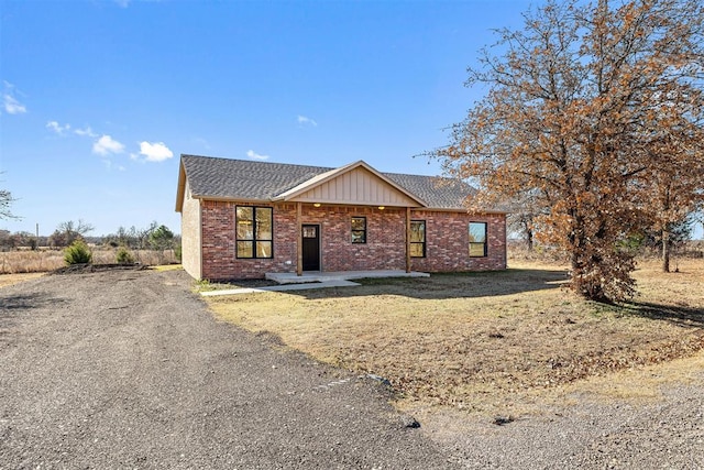 view of ranch-style home