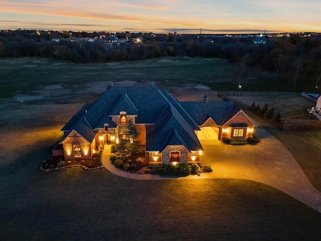 view of front of property