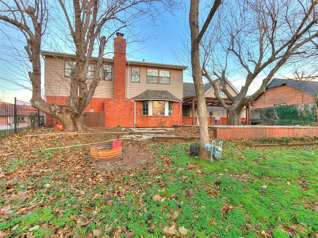 view of rear view of house