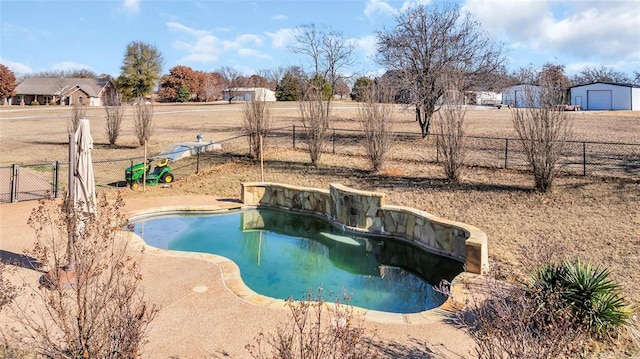 view of pool