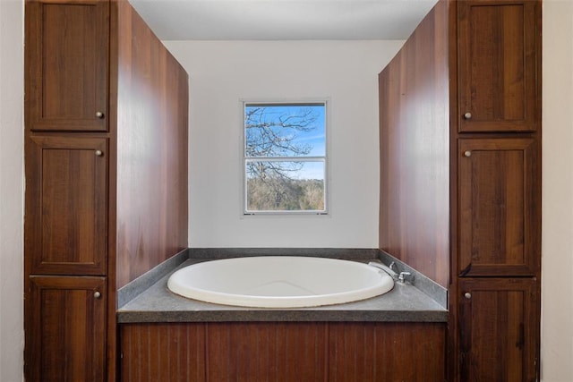 bathroom with a bathing tub