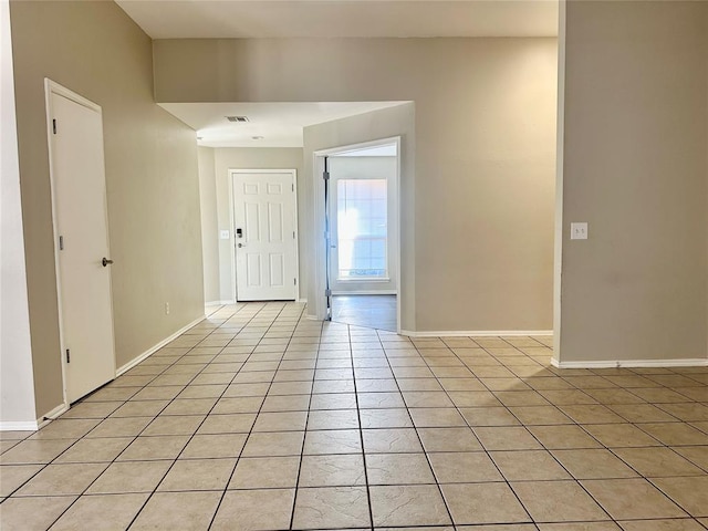 view of tiled foyer