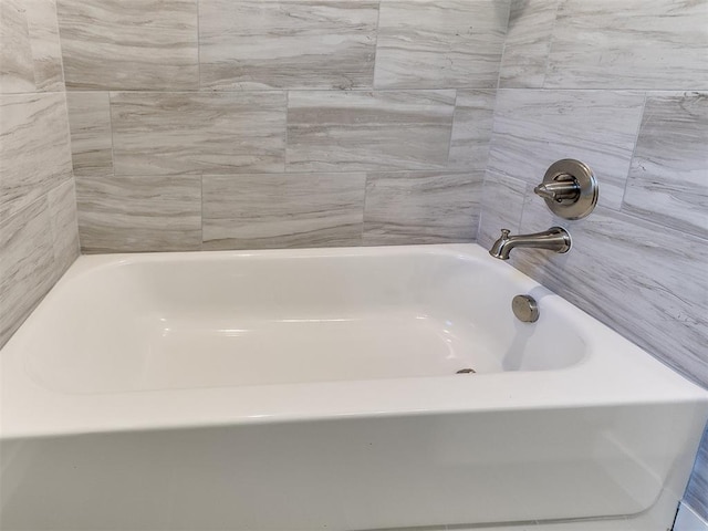 bathroom with a bathing tub