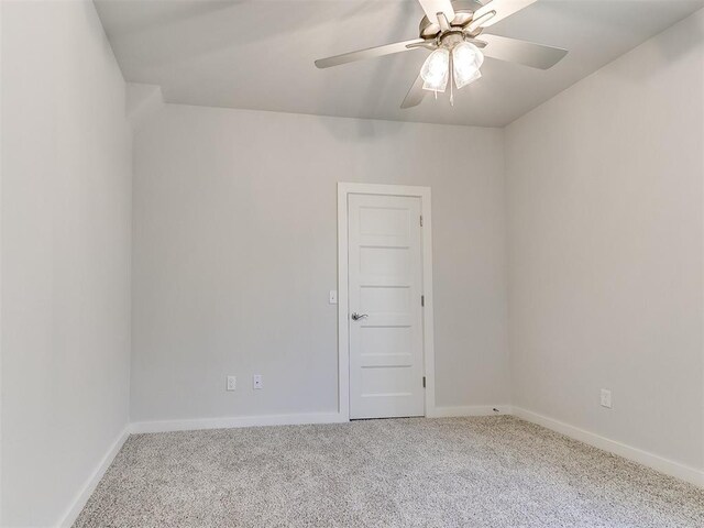 11400 NW 109th St, Yukon, OK 73099 - empty room featuring carpet and a ceiling fan
